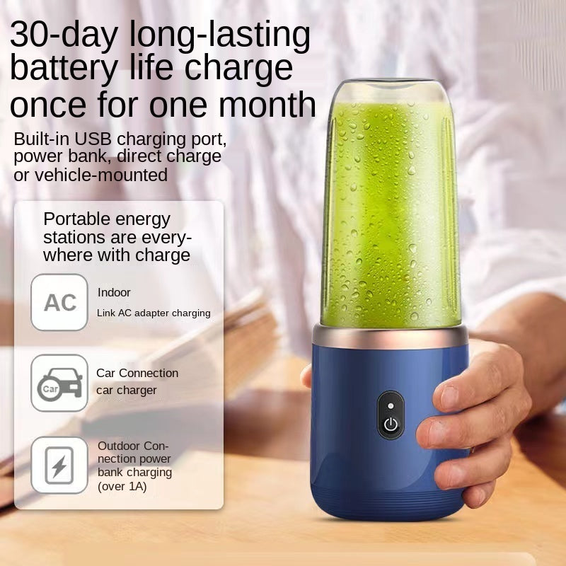 Portable Electric Juicer Blender - USB Rechargeable 400ml