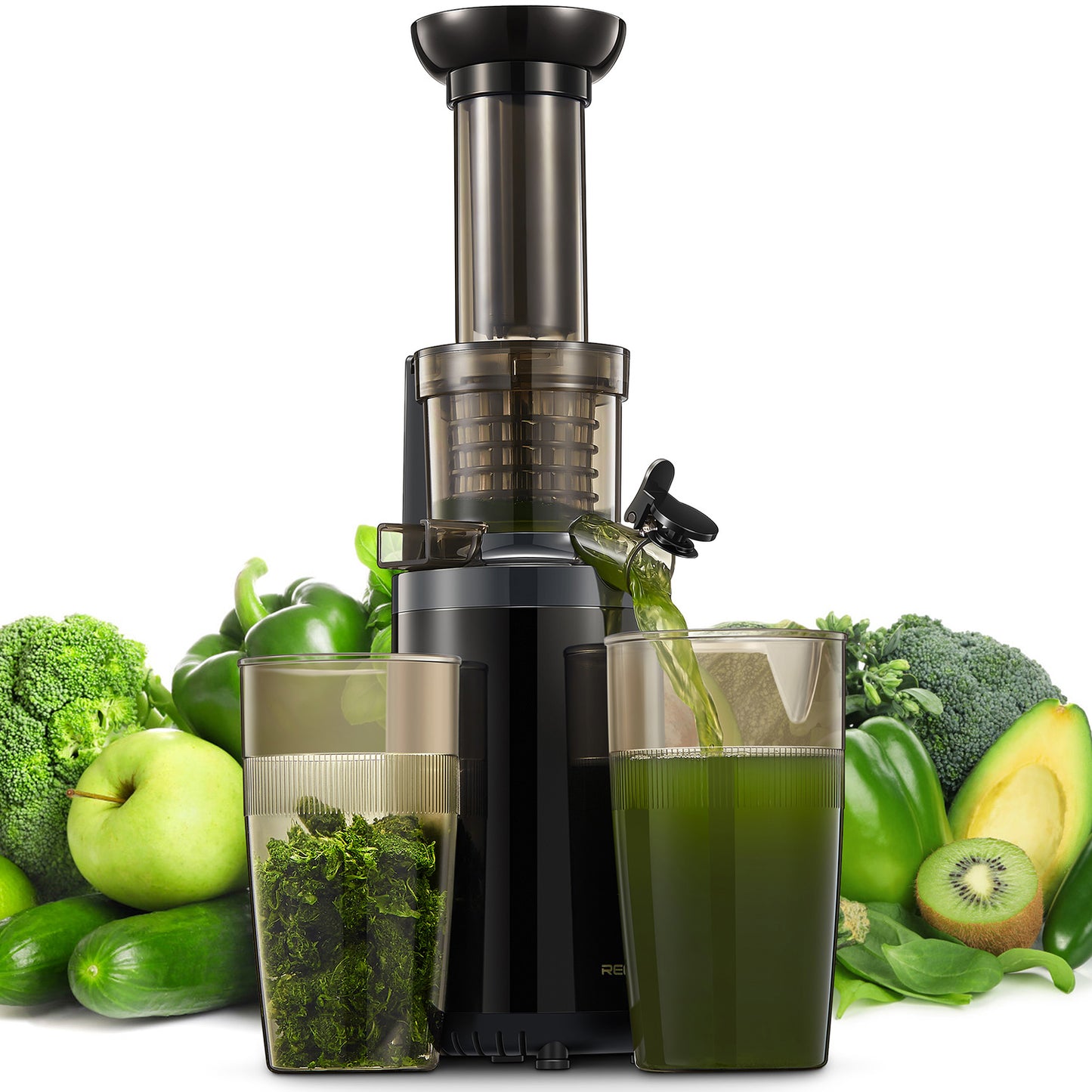Masticating Juicer Cold Press, Compact & Nutrient-Rich