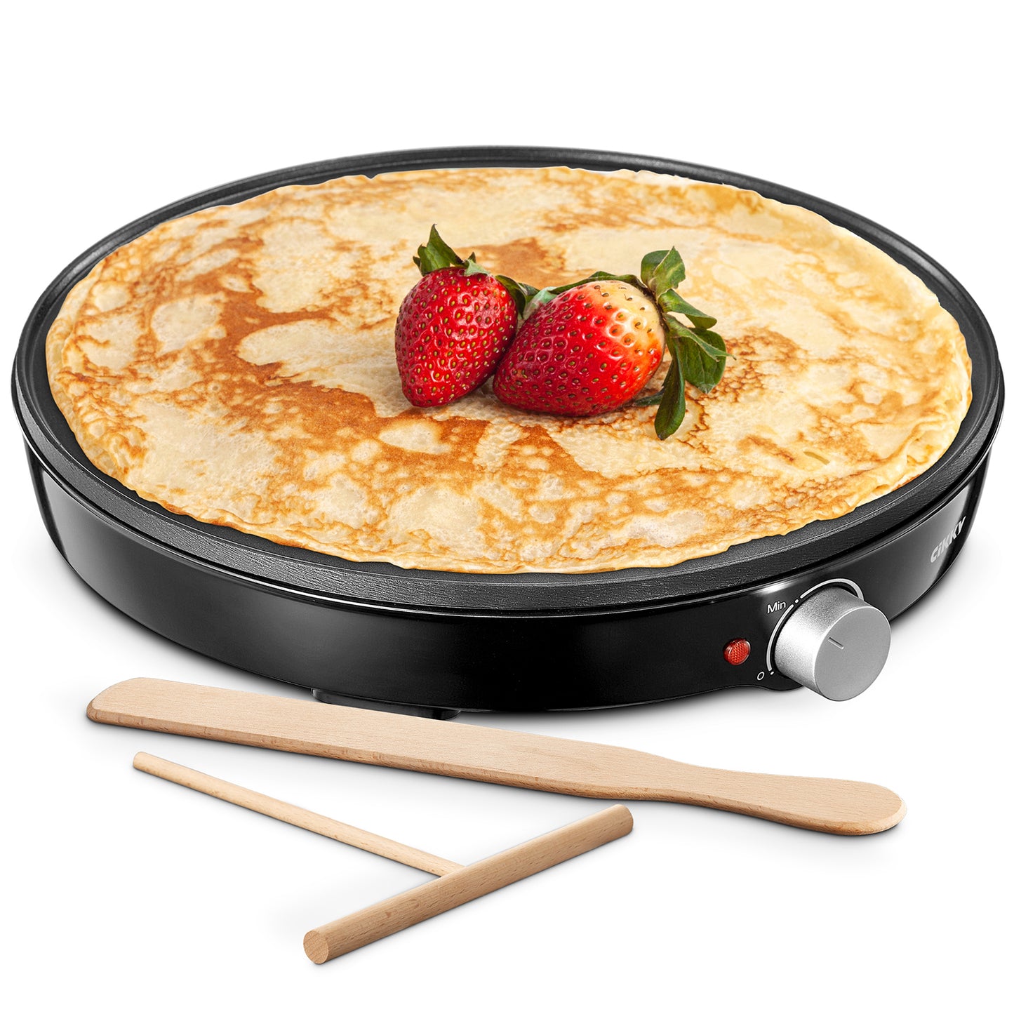 Crepe Maker Machine 12" Nonstick Electric Griddle