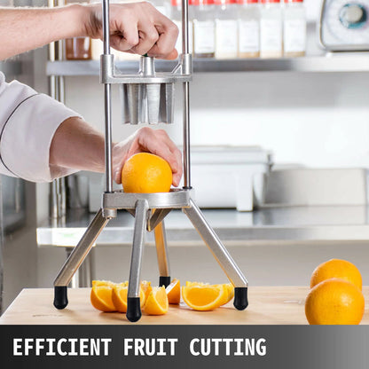 8-Section Lemon Slicer - Premium Stainless Steel Fruit Cutter