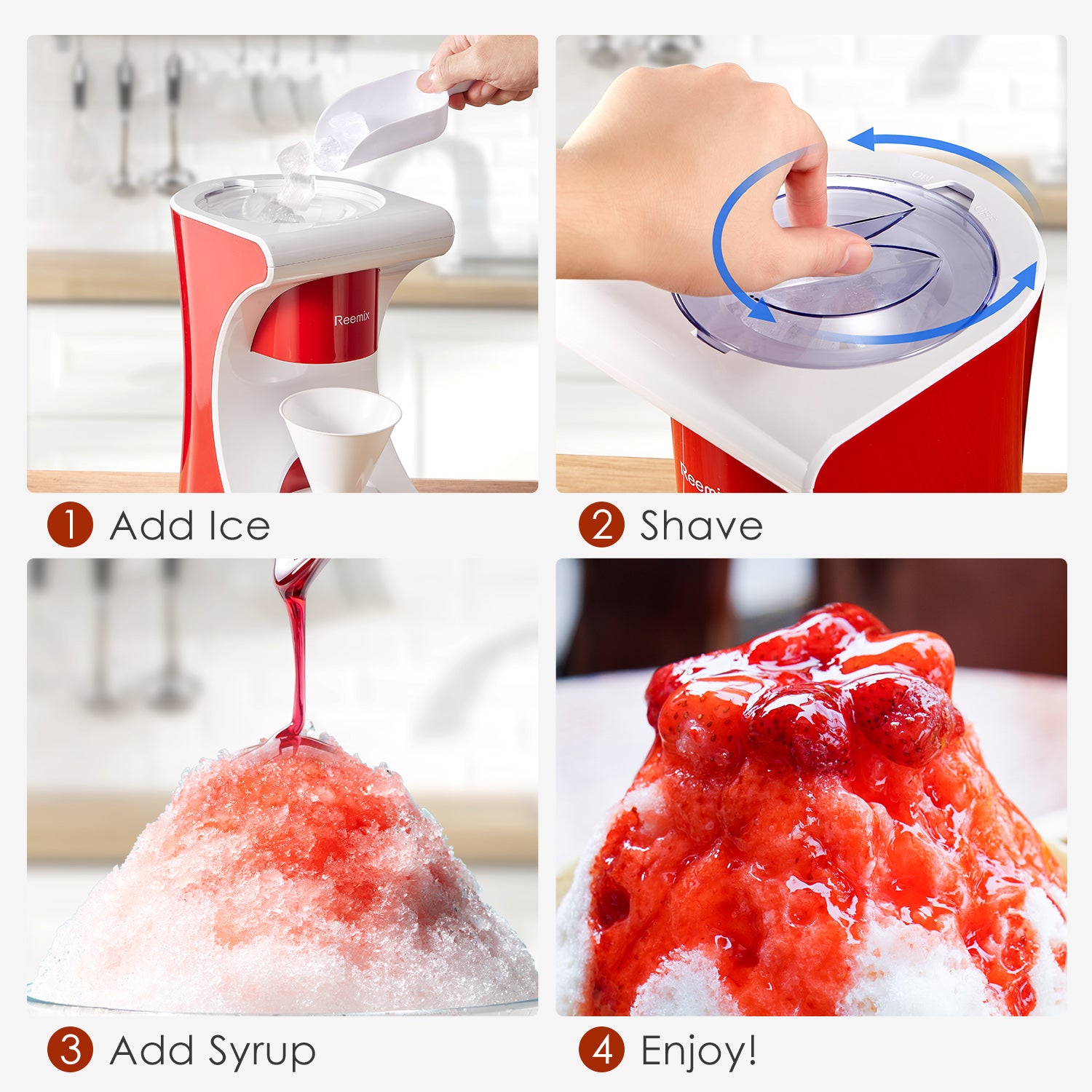 Shaved Ice Machine Snow Cone & Slushie Maker