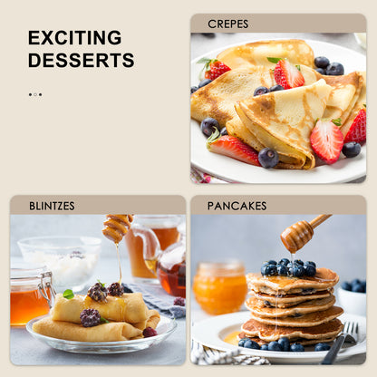 Crepe Maker Machine 12" Nonstick Electric Griddle