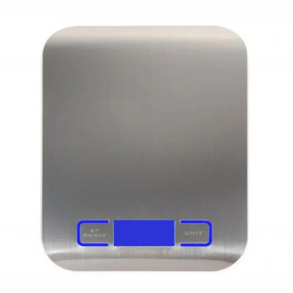 Digital Kitchen Scale 5kg - Slim, Precise, Stainless Steel